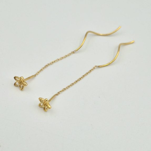 گوشواره کرلی گل - 2545 - 2543