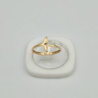 انگشتر مینیمال دم وال - 2562