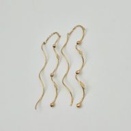 گوشواره کرلی قلب - 2614