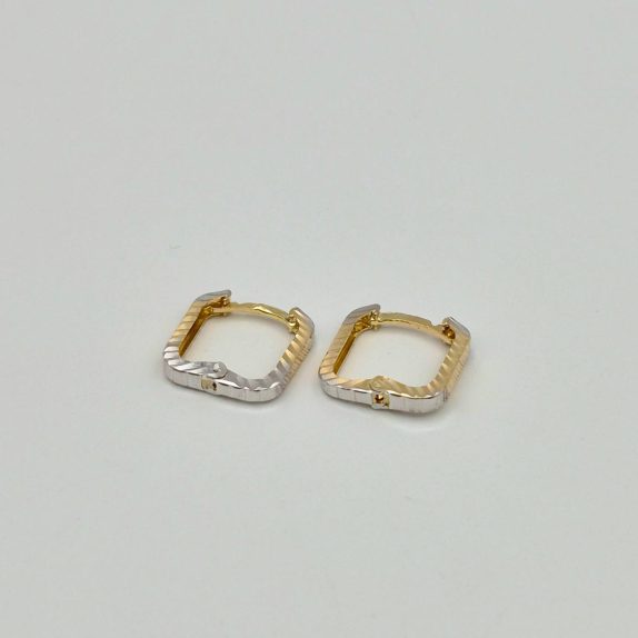 گوشواره هندسی مربع - 2635