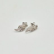 گوشواره نگین دار سفید - 2710