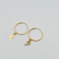 گوشواره آویز دلفین - 967