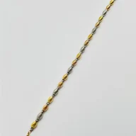دستبند گوی تراش سه رنگ - 688