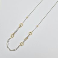 گردنبند هرمس دو رنگ - 751