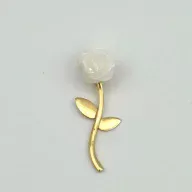 آویز گل رز سفید - 808
