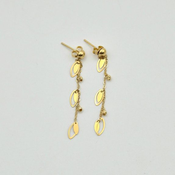 گوشواره میخی آویز دار - 2754