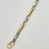 دستبند هرمس دورنگ - 2760