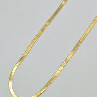 گردنبند هرینگبون طلایی - 2763
