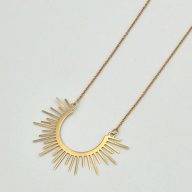 گردنبندطرح خورشید - 2773