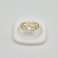 انگشتر مینیمال قلب تو خالی - 2780