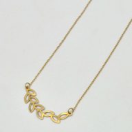 گردنبند مدل برگ - 2823