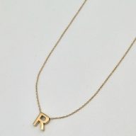 گردنبند حروف R انگلیسی - 2857