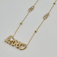گردنبند نگین دار لاو - 2872
