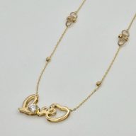 گردنبند نگین دار لاو - 2873