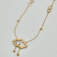 گردنبند نگین دار ابر - 2901