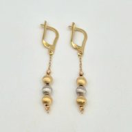 گوشواره گوی دو رنگ - 3070