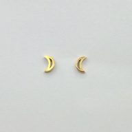 گوشواره میخی طرح ماه - 3301