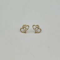 گوشواره میخی طرح قلب - 3362