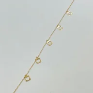 دستبند آویز دار قلب - 905