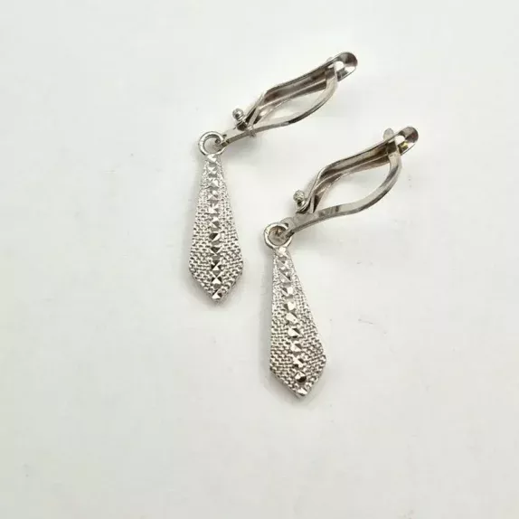 گوشواره تراش سفید - 960
