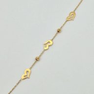 دستبند قلب و گوی - 3859
