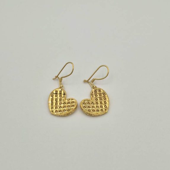 گوشواره تراش قلب - 3866