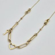 گردنبند هرمس قلب - 3873