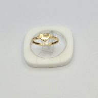 انگشتر مینیمال قلب - 3877