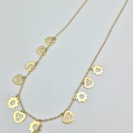 گردنبند آویز دار قلب - 3891