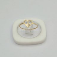 انگشتر مینیمال قلب - 3907