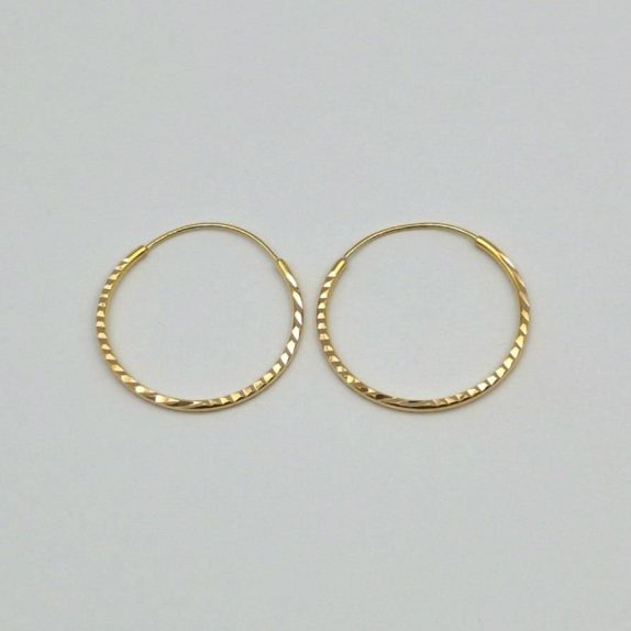 گوشواره حلقه ای تراش - 4011