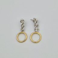 گوشواره دو رنگ - 4036