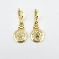 گوشواره رولکس نگین دار - 4322