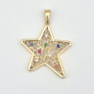 پلاک ستاره نگین دار - 4551