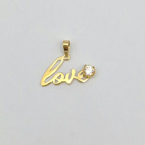 پلاک love نگین دار - 4820