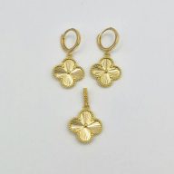 ست گوشواره و پلاک ونکلیف - 4351 - 4353