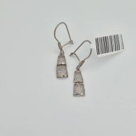 گوشواره تراش سفید - 16337