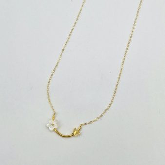 گردنبند گل سفید - 4971 - 4972