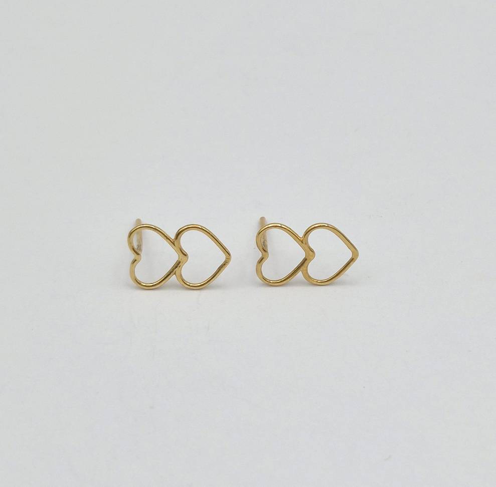 گوشواره میخی قلب – 5075