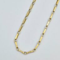 گردنبند ورساچه دو رنگ - 5324