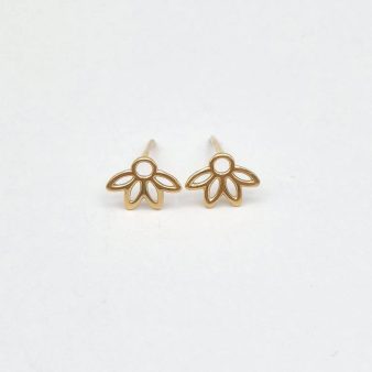 گوشواره میخی گل - 5078