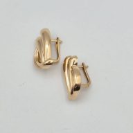 گوشواره پفکی رزگلد - 5534 - 5535