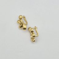 گوشواره پفکی طلایی - 5537 - 5540