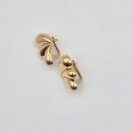 گوشواره پفکی پروانه رزگلد - 5544