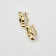گوشواره پفکی طلایی - 5546 5547
