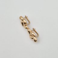 گوشواره پفکی رزگلد - 5548