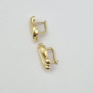 گوشواره پفکی طلایی - 5562