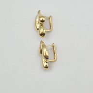 گوشواره پفکی طلایی - 5566 - 5568
