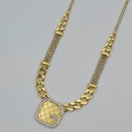 گردنبند گوچی نگین دار - 5611