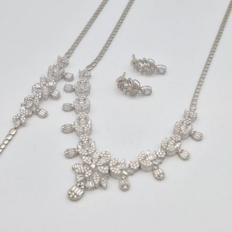 سرویس نگین باگت سفید - 5620
